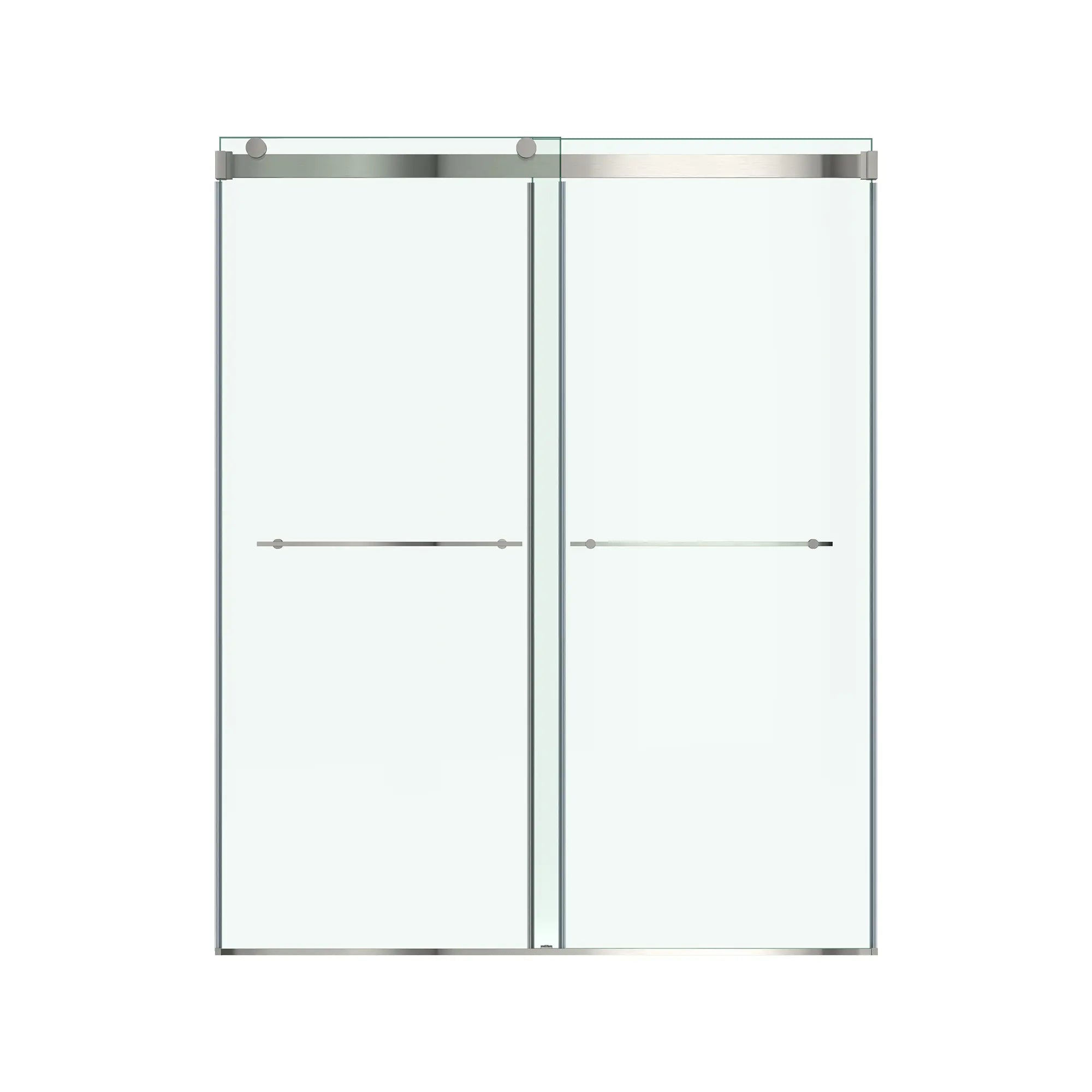 Aspirations - portes coulissantes sans cadre de 60 x 72 pouces pour douche // 60 X 72 IN / NICKEL BROSSÉ // 188248_Aspirations_SiloFront_AM00854400.295_0001_May2023_0_CDNwebp.webp