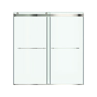 [AM00853400.295] Aspirations 60 x 60-Inch Frameless Sliding Bathtub Door - Silver Shine