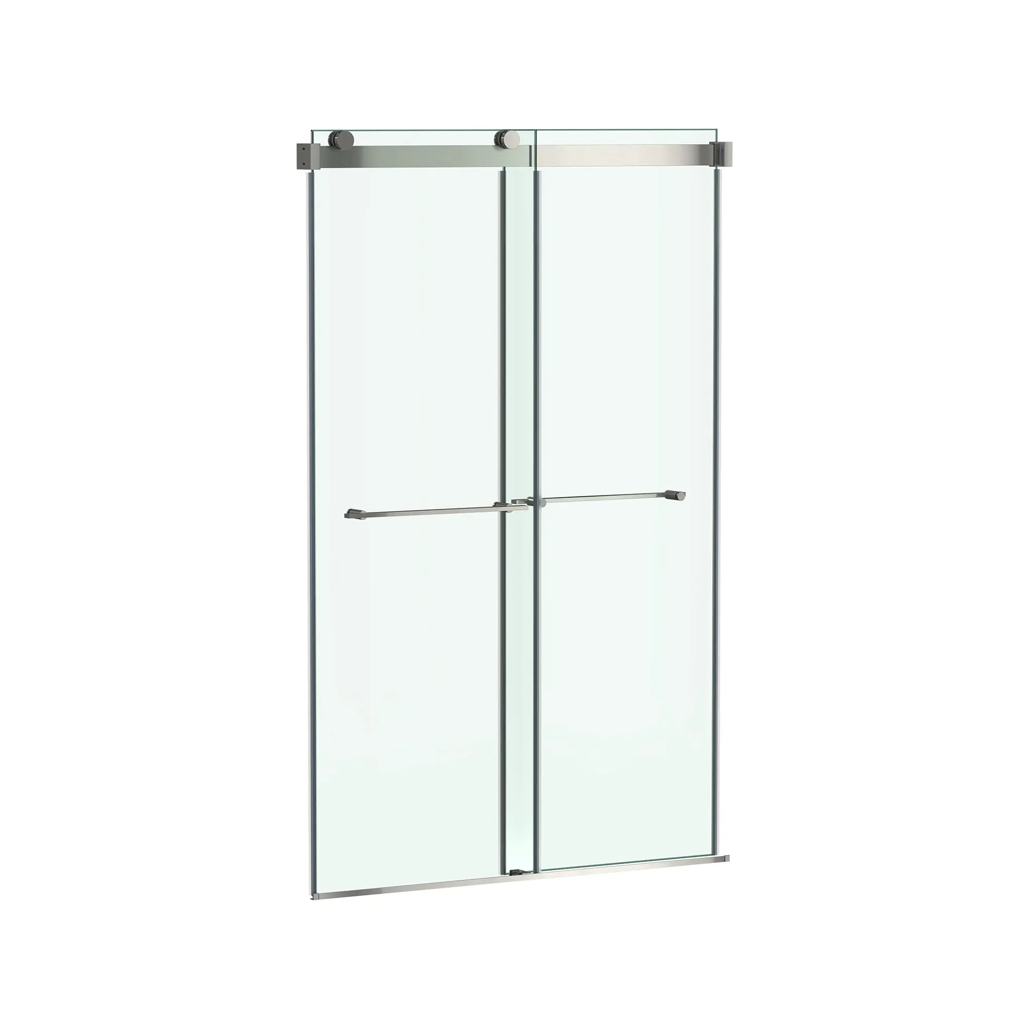 Aspirations - portes coulissantes sans cadre de 48 x 72 pouces pour douche // 48 X 72 IN / NICKEL BROSSÉ // 188269_Aspirations_SiloRight_AM00855400.295_0001_May2023_0_CDNwebp.webp