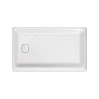 Aspirations 60 x 36-Inch Single Threshold Shower Base With Right Hand-Drain // WHITE // 188274_Aspirations_SiloTop_A8021T-LHO.020_0001_APRIL2023_CDNwebp.webp