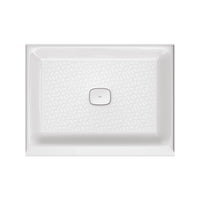 Aspirations 48 x 36-Inch Single Threshold Shower Base With Center Drain // WHITE // 188276_Aspirations_SiloTop_A8022T-CO.020_0001_APRIL2023_CDNwebp.webp