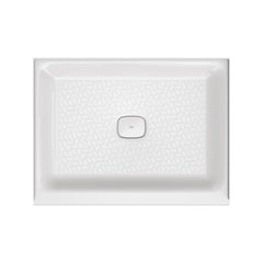 Aspirations 48 x 36-Inch Single Threshold Shower Base With Center Drain // WHITE // 188276_Aspirations_SiloTop_A8022T-CO.020_0001_APRIL2023_CDNwebp.webp