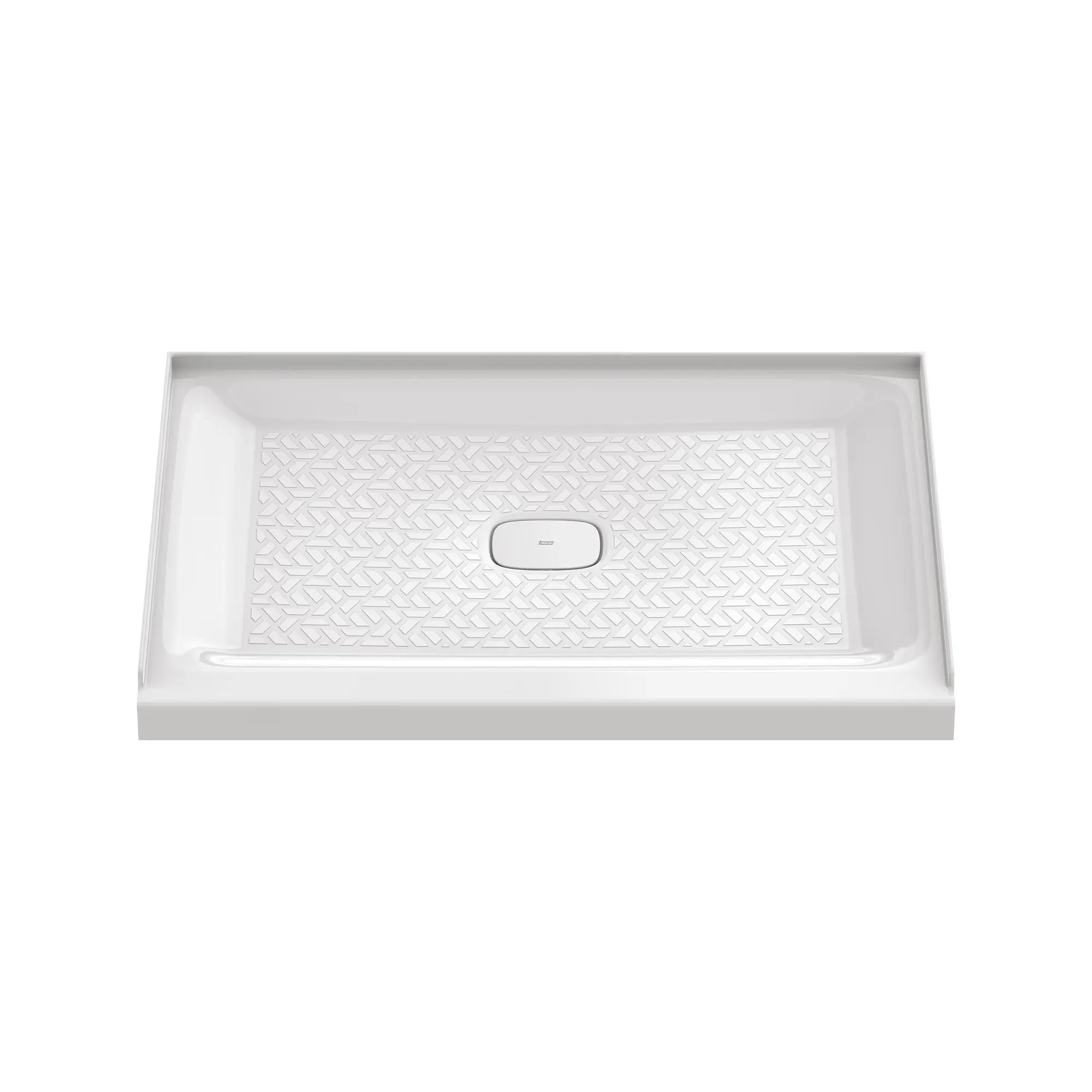Aspirations - base de douche à seuil unique 48 x 36 pouces avec drain central // 48 X 36 IN / CENTER / BLANC // 188282_Aspirations_SiloFront_A8022T-CO.020_0001_APRIL2023_0_CDNwebp.webp