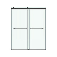 [AM00854400.243] Aspirations 60 x 72-Inch Frameless Sliding Shower Door - Brushed Nickel