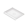 [A8022T-CO.020] Aspirations 48 x 36-Inch Single Threshold Shower Base With Center Drain - White