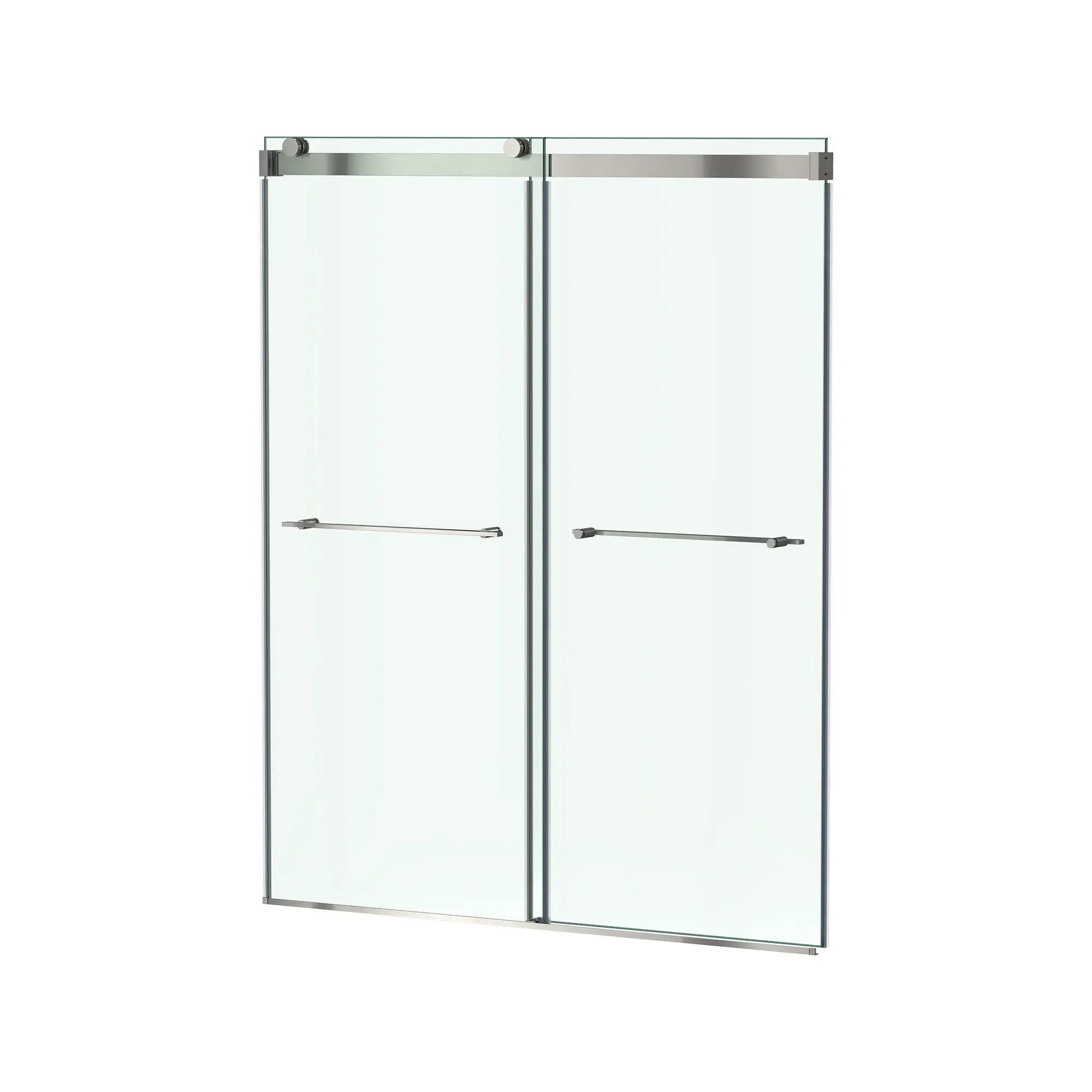 Aspirations - portes coulissantes sans cadre de 60 x 72 pouces pour douche // 60 X 72 IN / NICKEL BROSSÉ // 188296_Aspirations_SiloLeft_AM00854400.295_0001_May2023_0_CDNwebp.webp