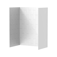 Aspirations 60 x 36 x 72-Inch Vertical Tile Bath Wall Set // WHITE // 188343_Aspirations_SiloLeft_2952BWT36_0001_APRIL2023_CDNwebp.webp