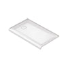 [A8021T-RHO.020] Aspirations 60 x 36-Inch Single Threshold Shower Base With Right Hand-Drain - White