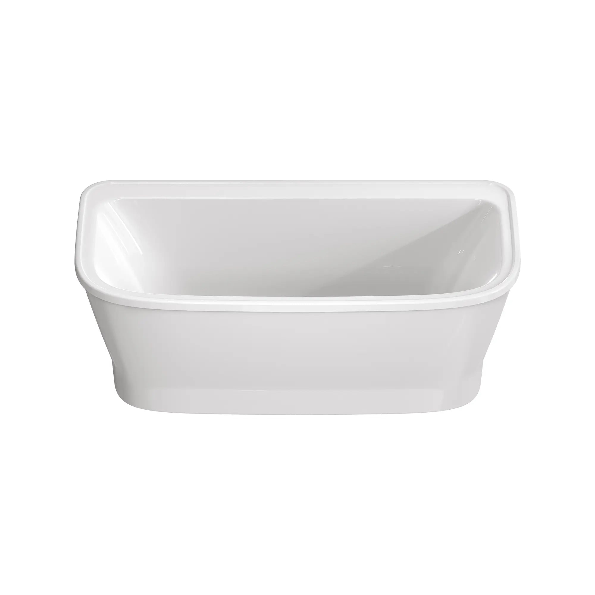 Aspirations - baignoire autoportante 68 x 34 pouces avec drain et trop-plein blancs // BLANC // 188401_Aspirations_SiloFront_2677004.020_0001_APRIL2023_0_CDNwebp.webp