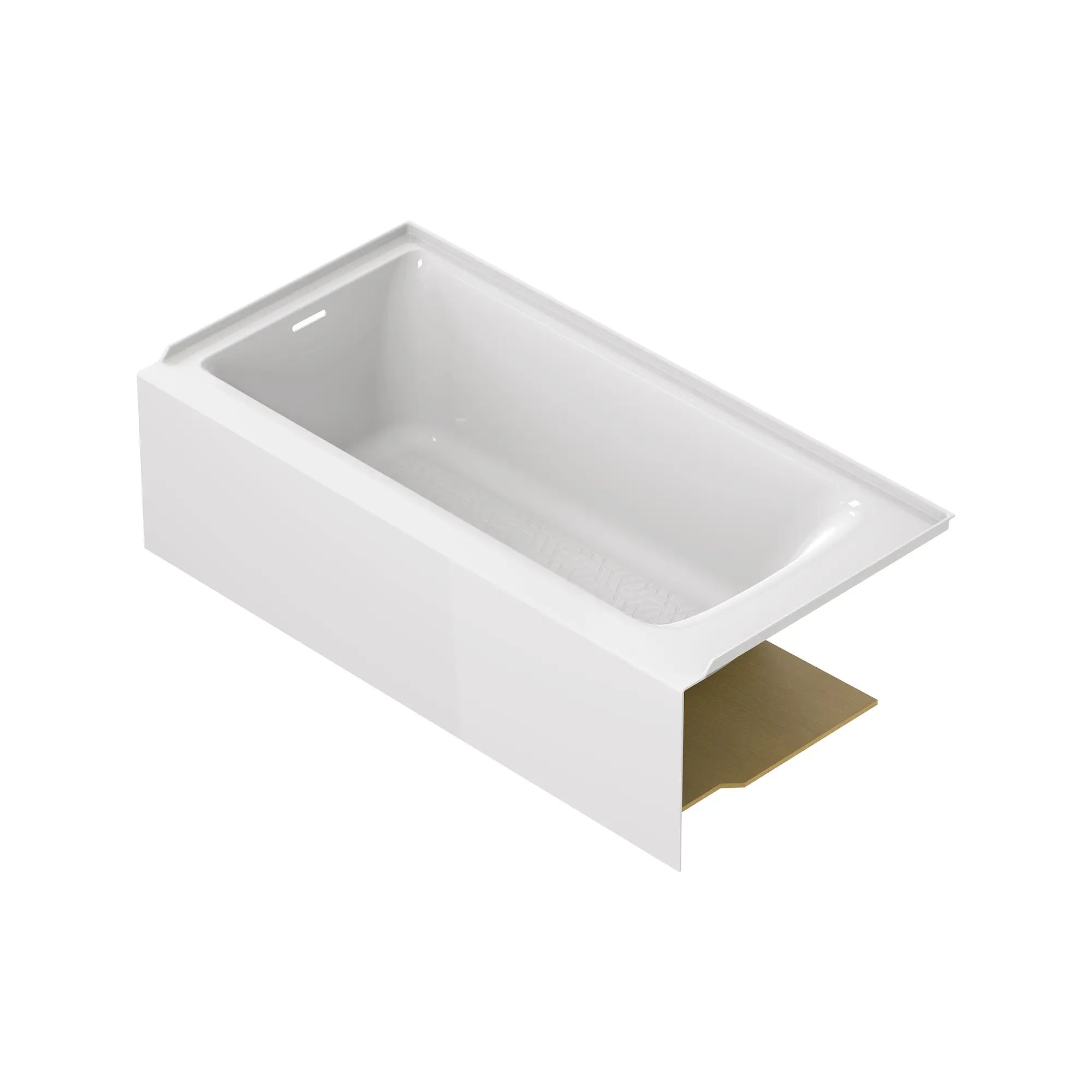 Aspirations - baignoire à tablier intégral de 60 x 30 pouces avec drain à gauche // 60 X 30 IN / LEFT / BLANC // 188441_Aspirations_SiloLeft_2963202_0001_APRIL2023_0_CDNwebp.webp