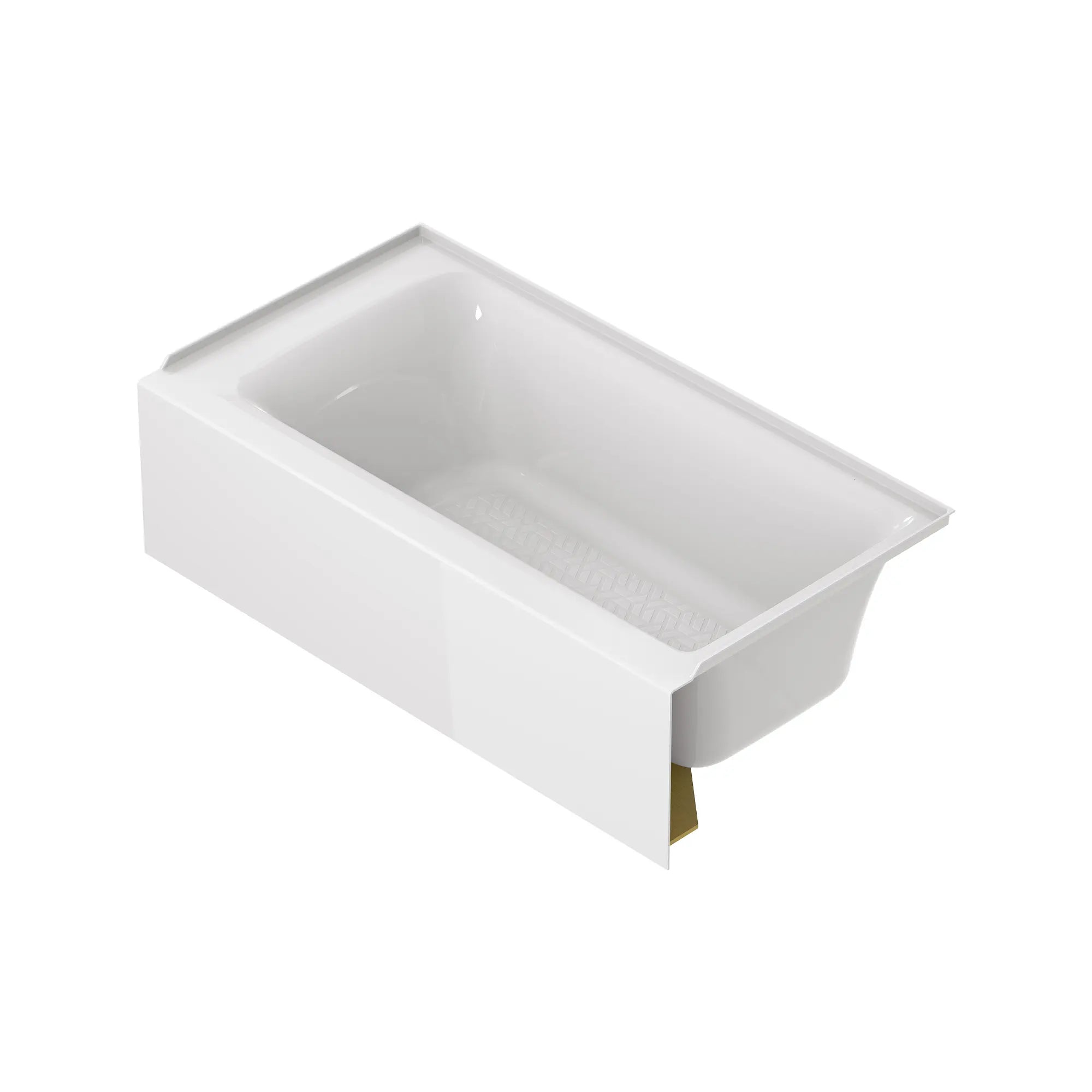Aspirations - baignoire à tablier intégral 60 x 32 pouces avec drain à droite // 60 X 32 IN / RIGHT / BLANC // 188442_Aspirations_SiloLeft_2964102.020_0001_APRIL2023_0_CDNwebp.webp