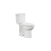 [250AA809.020] EcoStrength Aspirations Two-Piece 0.80 gpf/3 Lpf Chair Height Elongated Toilet Less Seat - White