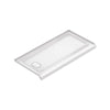 [A8019T-LHO.020] Aspirations 60 x 30-Inch Single Threshold Shower Base With Left-Hand Drain - White