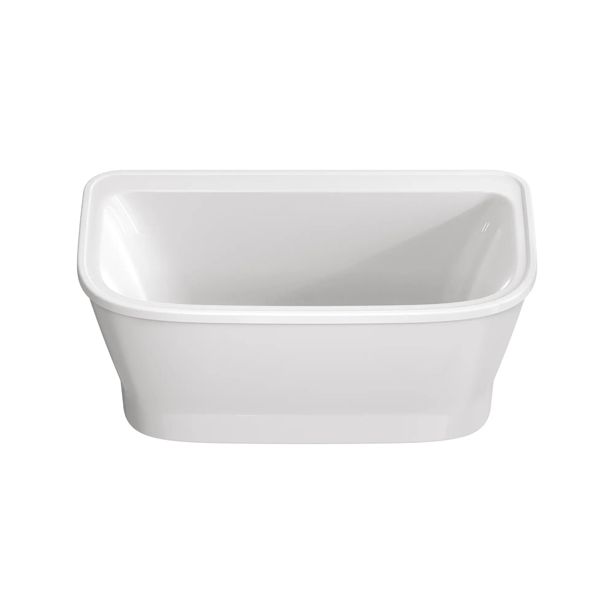 Aspirations - baignoire autoportante de 60 x 34 pouces avec drain et trop-plein blancs // BLANC // 193135_Aspirations_SiloFront_2967004.020_0001_APRIL2023_0_CDNwebp.webp