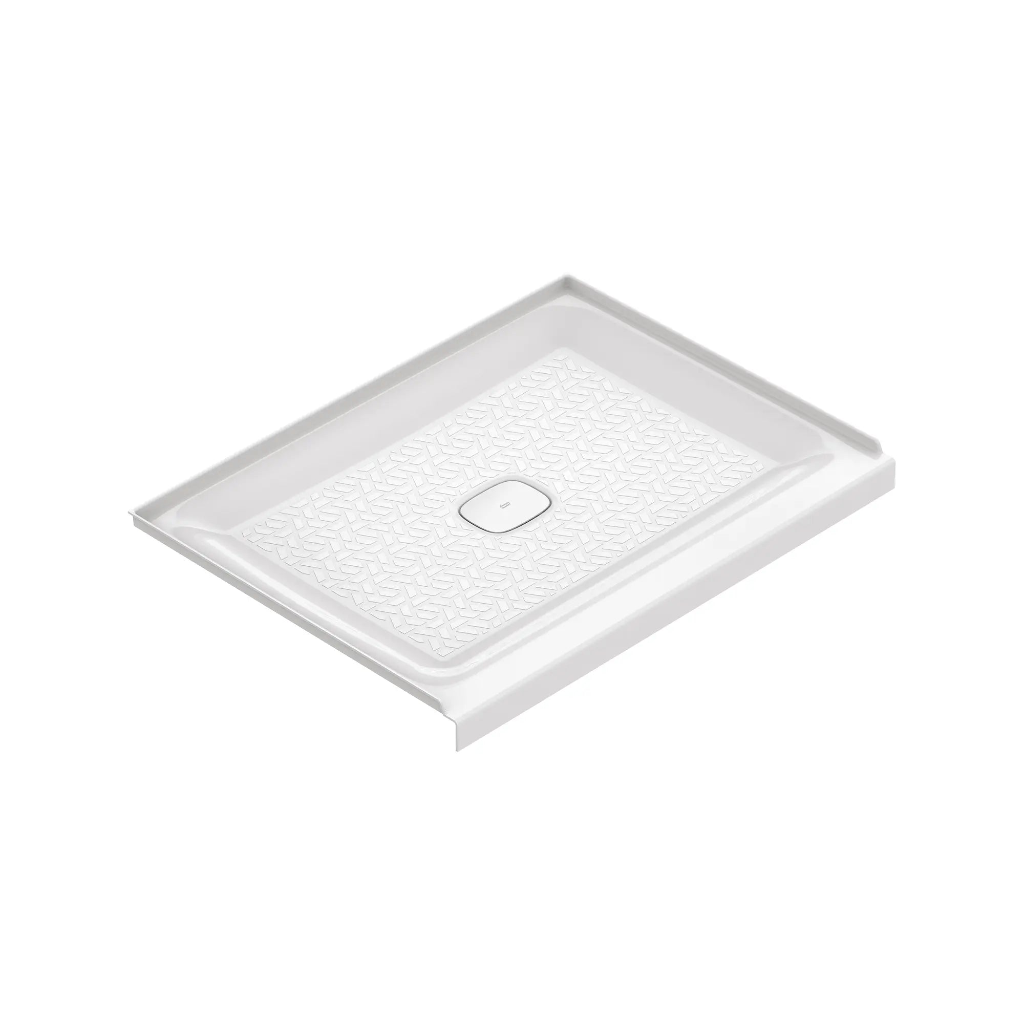 Aspirations - base de douche à seuil unique 48 x 36 pouces avec drain central // 48 X 36 IN / CENTER / BLANC // 193159_Aspirations_SiloRight_A8022T-CO.020_0001_APRIL2023_0_CDNwebp.webp