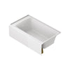 [2965102.020] Aspirations 60 x 36-Inch Integral Apron Bathtub With Right-Hand Drain - White