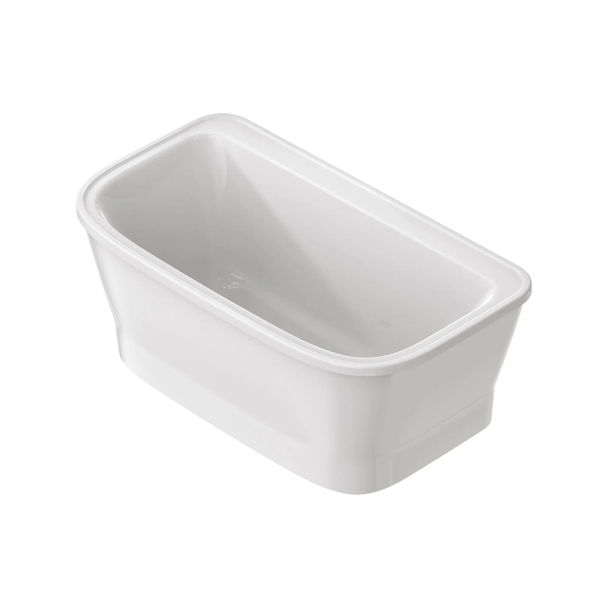 Aspirations - baignoire autoportante de 60 x 34 pouces avec drain et trop-plein blancs // BLANC // 193170_Aspirations_SiloLeft_2967004.020_0001_APRIL2023_0_CDNwebp.webp
