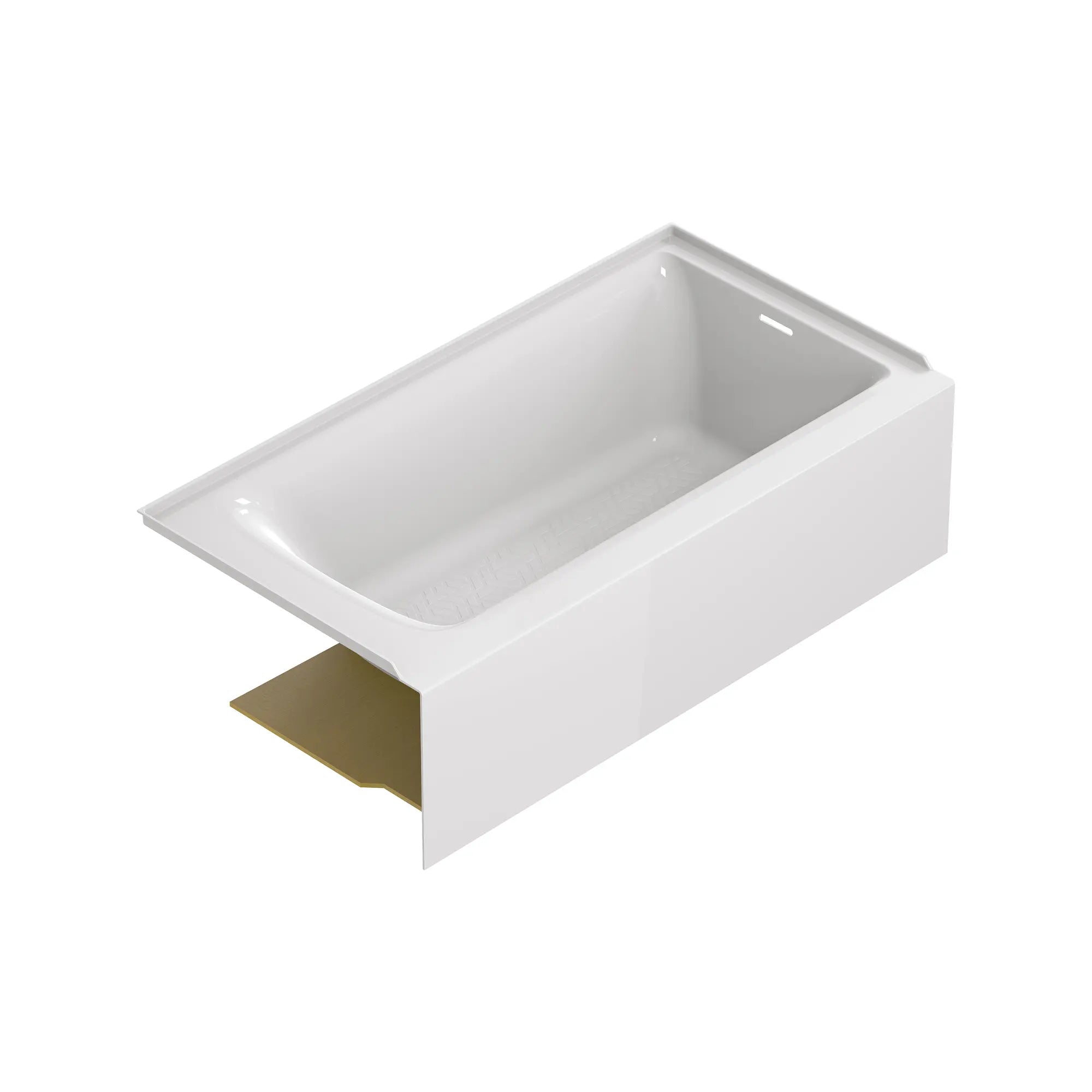Aspirations - baignoire à tablier intégral 60 x 32 pouces avec drain à droite // 60 X 32 IN / RIGHT / BLANC // 193172_Aspirations_SiloRight_2964102.020_0001_APRIL2023_0_CDNwebp.webp