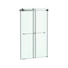 [AM00855400.213] Aspirations 48 x 72-Inch Frameless Sliding Shower Door - Brushed Nickel