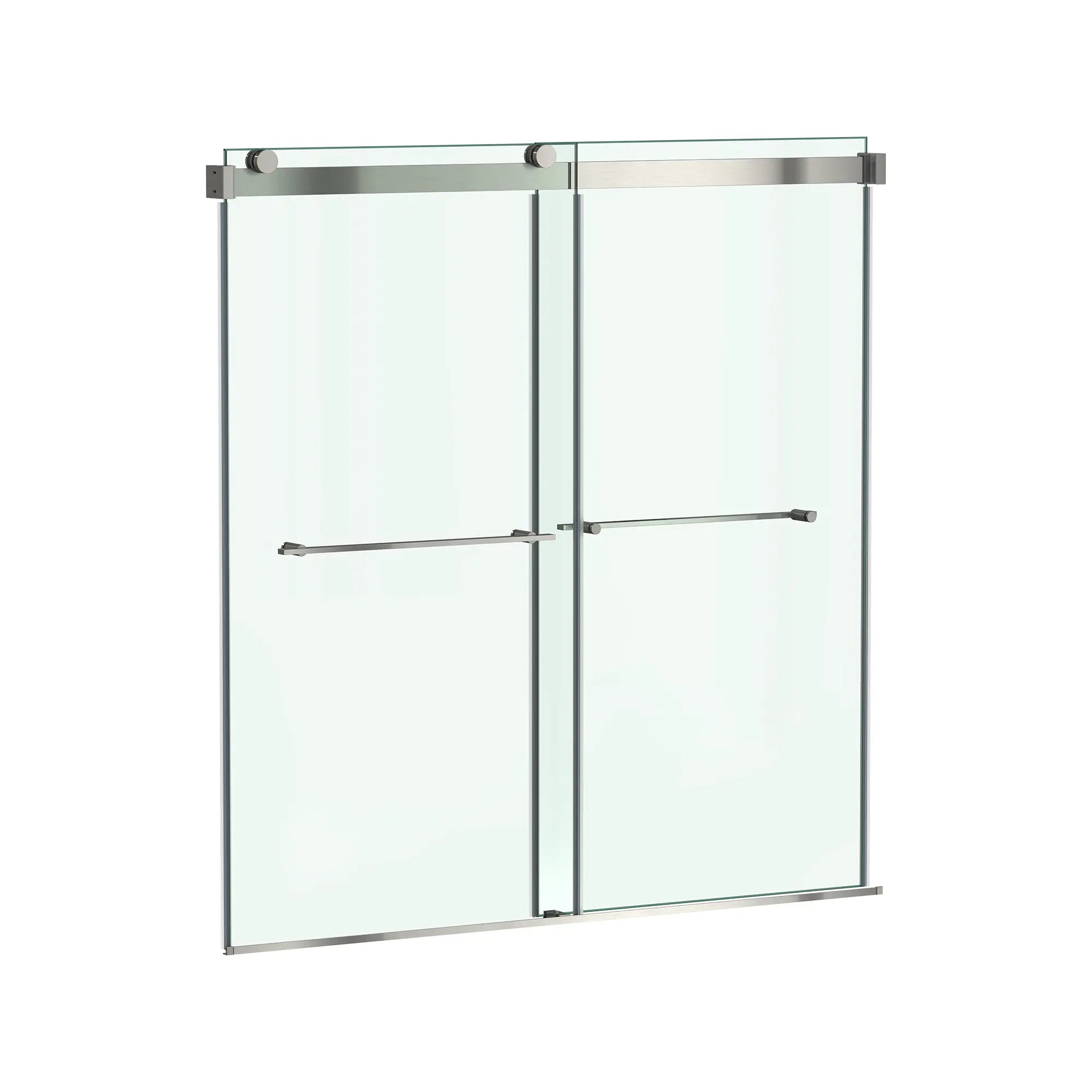 Aspirations - portes coulissantes sans cadre de 60 x 60 pouces pour baignoire // 60 X 60 IN / NICKEL BROSSÉ // 193178_Aspirations_SiloRight_AM00853400.295_0001_May2023_0_CDNwebp_ee0086b4-83b6-4873-b473-1105a5c87129.webp