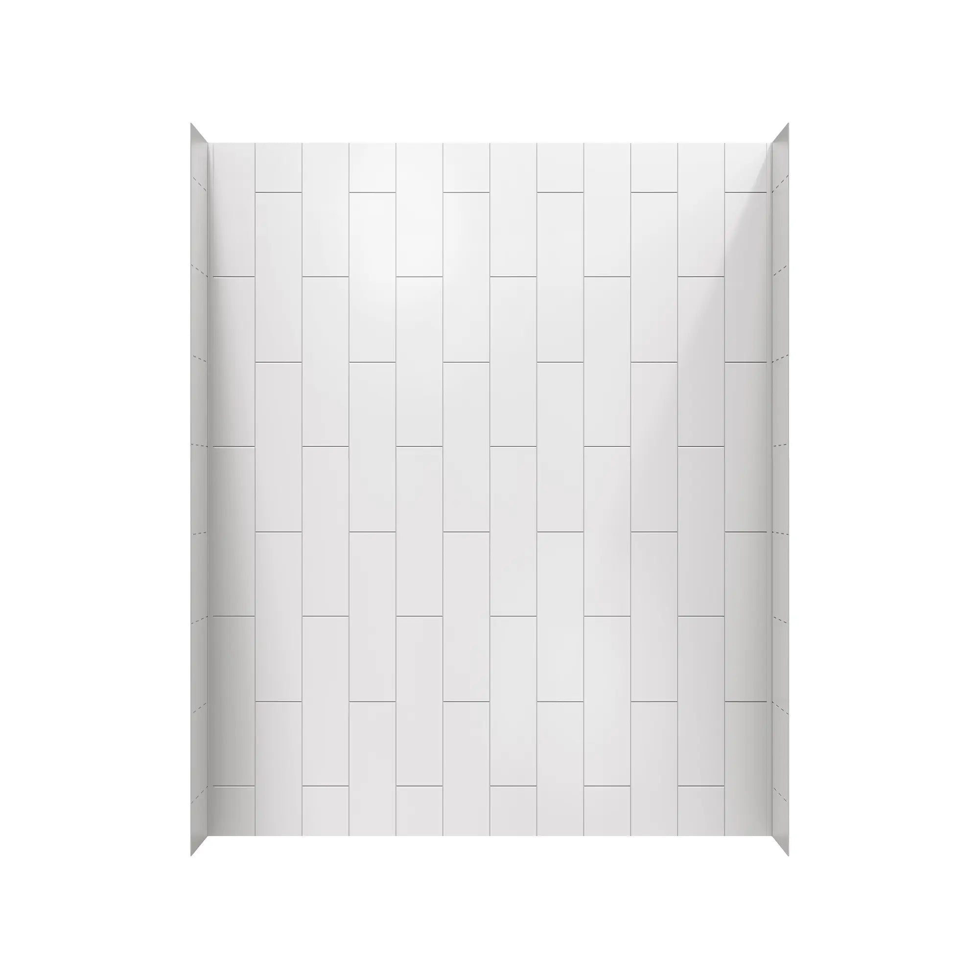 Aspirations - ensemble de parois de baignoire en carreaux verticaux 60 x 32 x 72 pouces // BLANC // 193200_Aspirations_SiloFront_2952BWT32.020_0001_APRIL2023_0_CDNwebp.webp