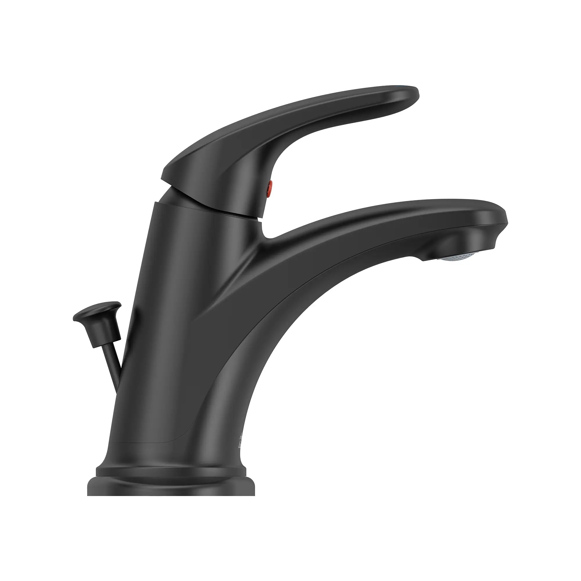 Colony® PRO - Robinet de salle de bain monotrou à poignée unique 1,2 gpm/4,5 L/min avec poignée à levier // MATTE BLACK // 231642_ColonyPro_SiloSide_7075100.243_0001_Oct2023_CDNwebp.webp