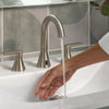 Aspirations 8-Inch Touchless Widespread Bathroom Faucet 1.2 gpm/4.5 L/min With Lever Handles // BRUSHED NICKEL // 231982_Aspirations_Lifestyle_7061857.295_0001_Nov2023_CDNwebp.webp