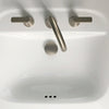 Aspirations 8-Inch Widespread 2-Handle Pull-Down Bathroom Faucet 1.2 gpm/4.5 L/min With Lever Handles // BRUSHED NICKEL // 231987_Aspirations_EnvironmentCloseUp_7061821.295_0005_Nov2023_CDNwebp.webp