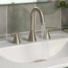 Aspirations 8-Inch Widespread 2-Handle Pull-Down Bathroom Faucet 1.2 gpm/4.5 L/min With Lever Handles // BRUSHED NICKEL // 231988_Aspirations_EnvironmentCloseUp_7061821.295_0002_Nov2023_CDNwebp.webp