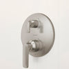 Aspirations 2-Handle 2 or 3 Way Shower Diverter Trim with Discrete Cartridge //   BRUSHED NICKEL // 233877_Aspirations_EnvironmentCloseUp_TU061740.295_0001_Nov2023_CDNwebp.webp
