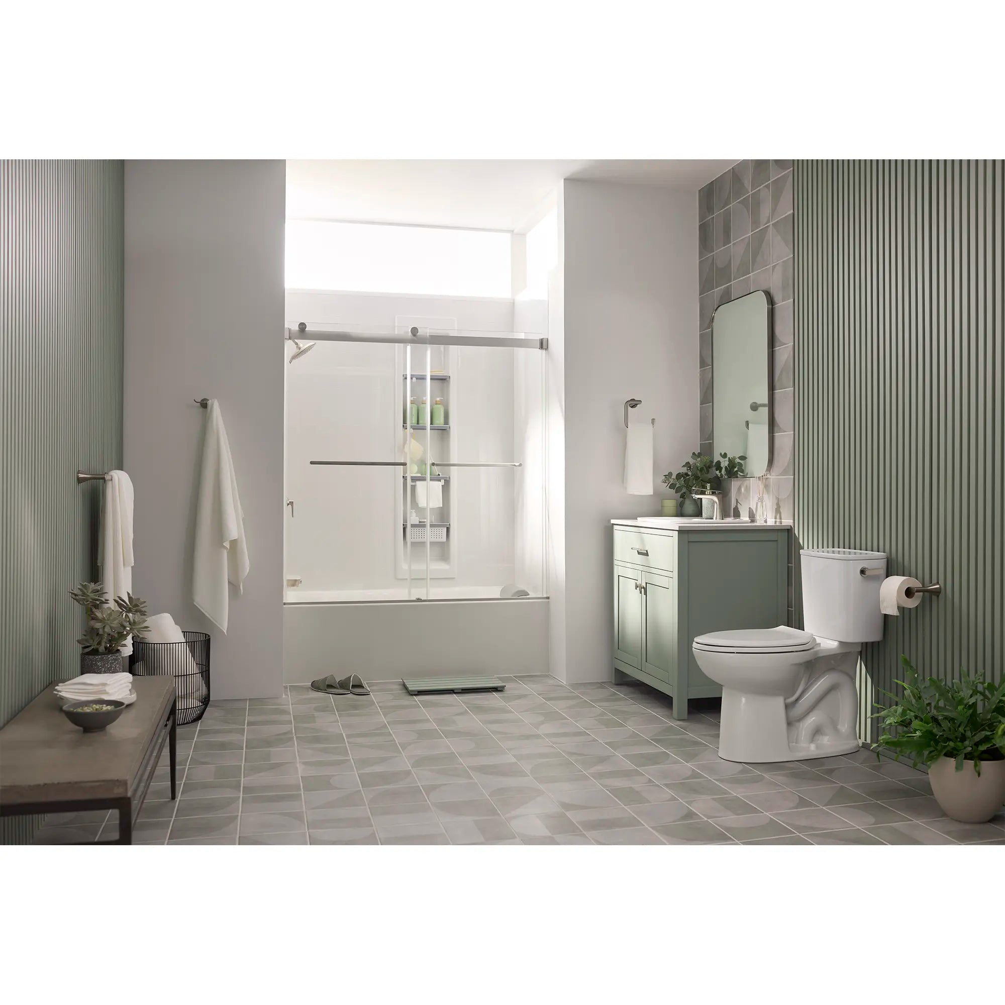Aspirations - ensemble de parois de baignoire en carreaux verticaux 60 x 32 x 72 pouces // BLANC // 233931_Aspirations_EnvironmentFull_250AA808.020_706110.295_AM00853400.295_7194000_7192000_7181000_2952BWT32.020_2964102.020_7381987-100.295_0002_Nov2023_CDNwebp.webp