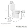 [250AA808.020] Aspirations EcoStrength Two-Piece 0.80 gpf/3.0 Lpf Chair Height Elongated Right-Hand Trip Lever Toilet Less Seat - White