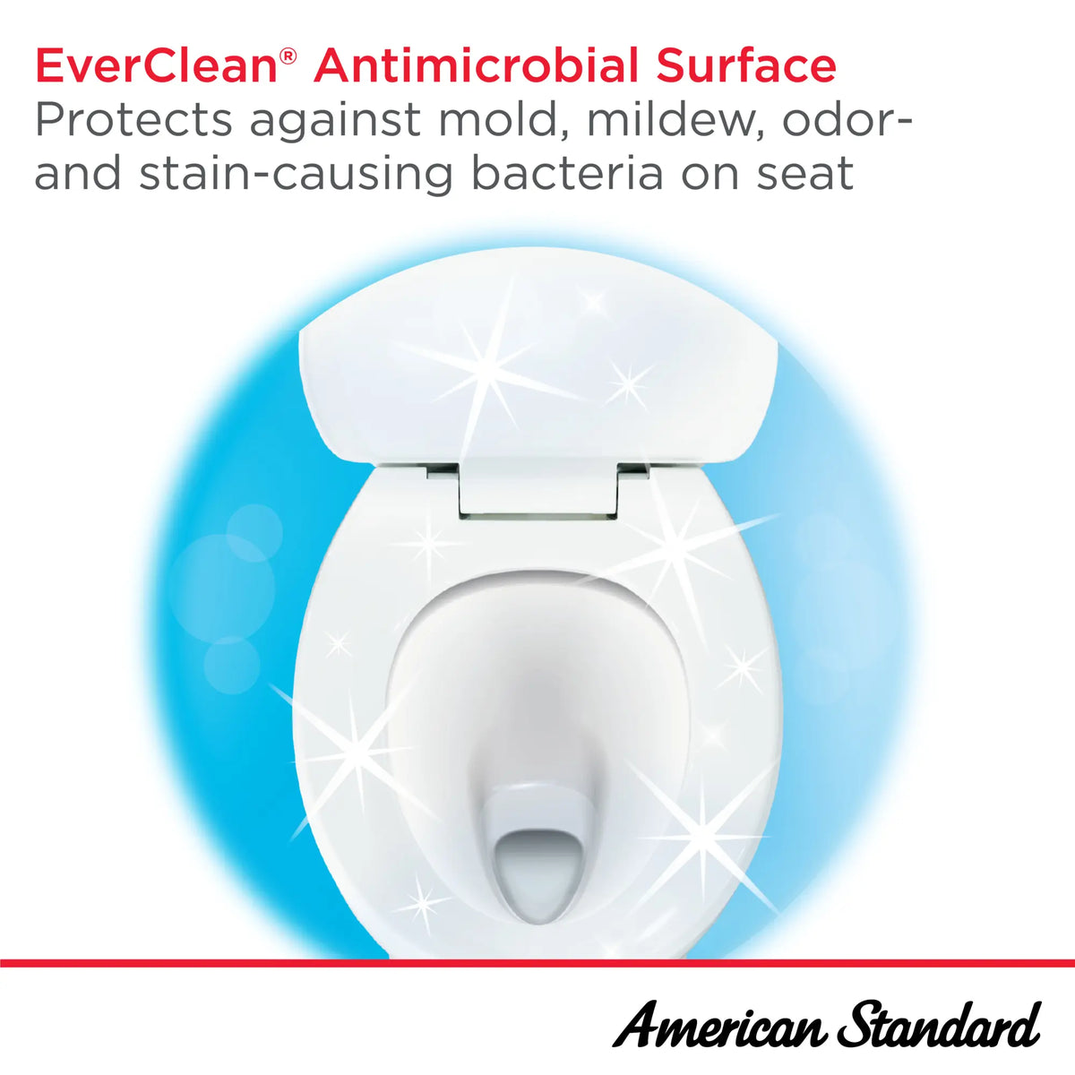 Siège à fermeture lente allongé Cardiff avec couvercle // BLANC // 237815_EverClean_Infographic_SeatOnly_0001_MAR2025_CDNwebp.webp