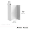 Aspirations 60 x 36 x 84-Inch Vertical Tile Shower Wall Set // WHITE // 238006_Aspirations_Infographic_2951SWT36_0001_JAN2024_CDNwebp.webp