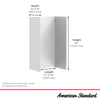 Aspirations 48 x 36 x 84-Inch Vertical Tile Shower Wall Set // WHITE // 238007_Aspirations_Infographic_2951SWT48_0001_JAN2024_CDNwebp.webp