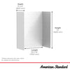 Aspirations 60 x 32 x 72-Inch Vertical Tile Bath Wall Set // WHITE // 238009_Aspirations_Infographic_2952BWT32_0002_JAN2024_CDNwebp.webp