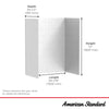 Aspirations 60 x 36 x 72-Inch Vertical Tile Bath Wall Set // WHITE // 238027_Aspirations_Infographic_2952BWT36_0001_JAN2024_CDNwebp.webp