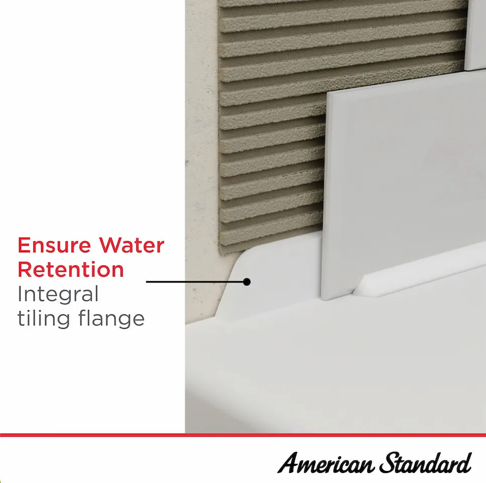 Aspirations - baignoire à tablier intégral de 60 x 36 pouces avec drain à gauche // 60 X 36 IN / LEFT / BLANC // 238029_TilingFlange_Infographic_Generic_0001_JAN2024_CDNwebp.webp