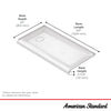 Aspirations 60 x 32-Inch Single Threshold Shower Base With Left-Hand Drain // WHITE // 238050_Aspirations_Infographic_A8020T-LHO_0001_JAN2024_CDNwebp.webp