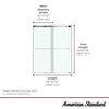 Aspirations 60 x 72-Inch Frameless Sliding Shower Door //   BRUSHED NICKEL // 238063_Aspirations_Infographic_AM00854400_0002_JAN2024_CDNwebp.webp