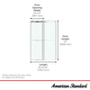 Aspirations 48 x 72-Inch Frameless Sliding Shower Door //   BRUSHED NICKEL // 238065_Aspirations_Infographic_AM00855400_0003_JAN2024_CDNwebp.webp