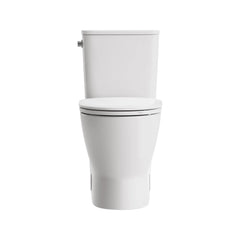 [251AA809.020] Toilette allongée Aspirations EcoStrength, deux pièces, à hauteur de chaise avec siège, 0,80 gpc/ 3,0 Lpc - Blanc