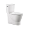 [251AA809.020] Toilette allongée Aspirations EcoStrength, deux pièces, à hauteur de chaise avec siège, 0,80 gpc/ 3,0 Lpc - Blanc