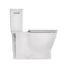 [251AA809.020] Toilette allongée Aspirations EcoStrength, deux pièces, à hauteur de chaise avec siège, 0,80 gpc/ 3,0 Lpc - Blanc