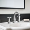 Delancey® 8-Inch Widespread 2-Handle Bathroom Faucet 1.2 gpm/4.5 L/min With Cross Handles // CHROME // 238725_DELANCEY_EnvironmentCloseUp_7052827.002_0002_Jan2024_CDNwebp.webp