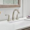 Delancey® 8-Inch Widespread 2-Handle Bathroom Faucet 1.2 gpm/4.5 L/min With Lever Handles // BRUSHED NICKEL // 238731_DELANCEY_EnvironmentCloseUp_7052807.295_0002_Jan2024_CDNwebp.webp