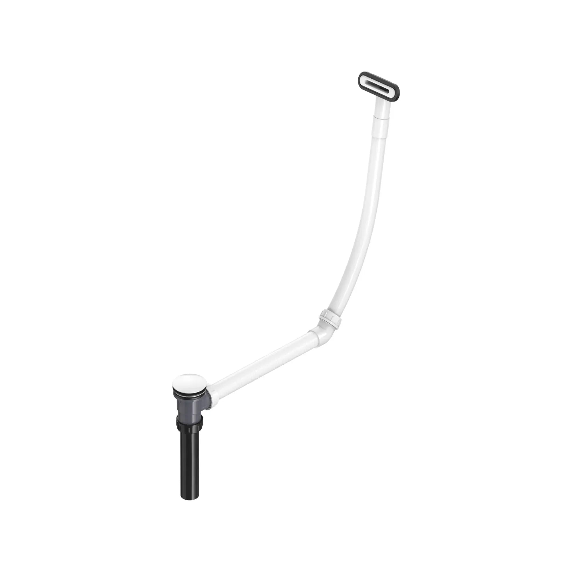 Aspirations - baignoire autoportante 68 x 34 pouces avec drain et trop-plein blancs // BLANC // 238821_1706155362-Aspirations_Tub_Drain_SiloLeft_1588000.020_0001_Jan2024_CDNwebp.webp