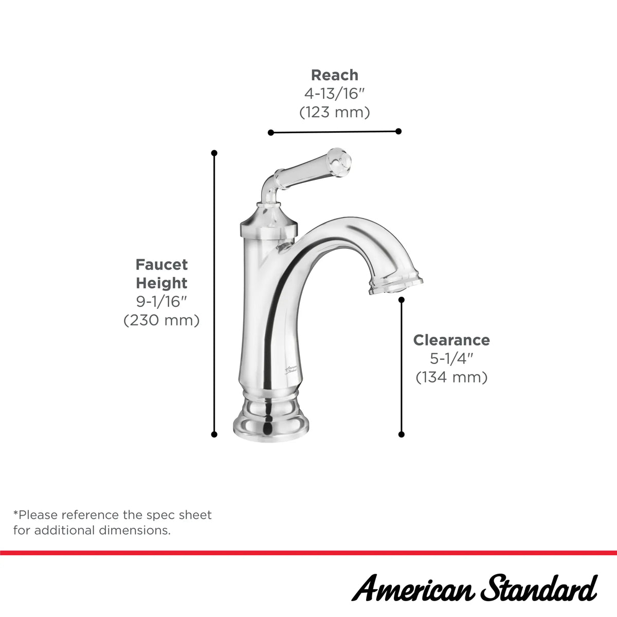 Delancey® - Robinet de salle de bain monotrou à poignée unique 1,2 gpm/4,5 L/min avec poignée à levier // CHROME POLI // 239547_Delancey_Infographic_7052107_0005_MAR2024_CDNwebp.webp