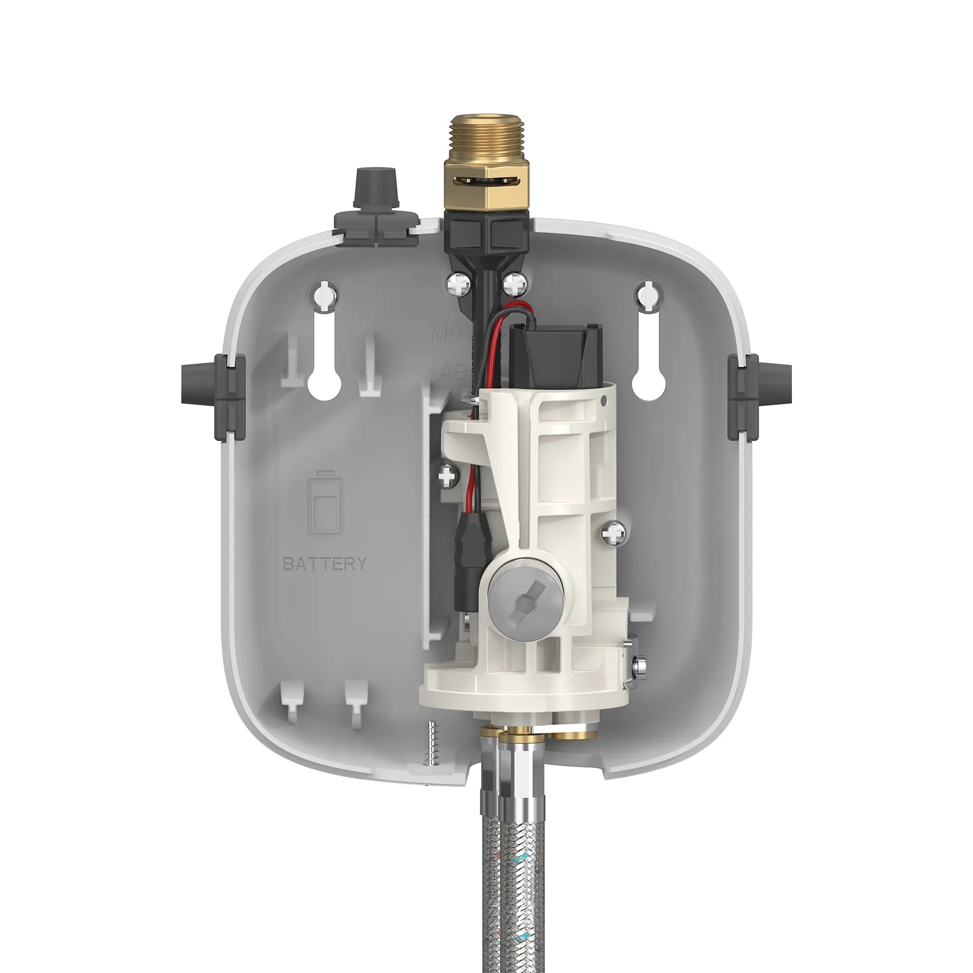 Boîtier de commande pour robinet mitigeur thermostatique et solénoïde, double entrée // S.O. // 244157_Control_Box_SiloFront_1070_TMV_0002_APRIL2024_CDNwebp.webp