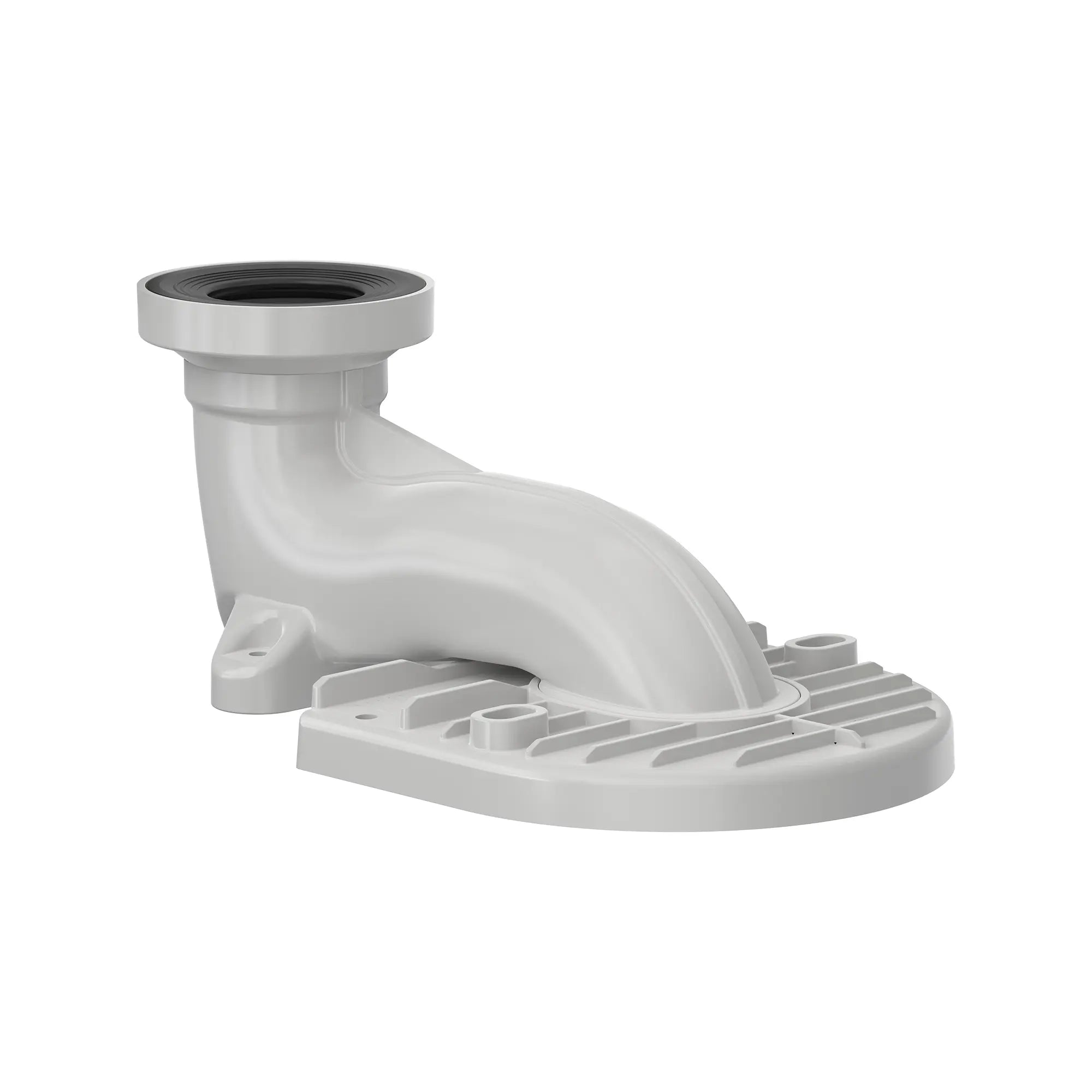 Toilette Aspirations à deux pièces, siphon dissimulé, devant allongé, à hauteur de chaise avec siège, 4,8 lpc/1,28 gpc // BLANC // 244387_Aspirations_EasyMountInstallationTrapway_785AA801.020_0003_MAY2024_CDNwebp.webp